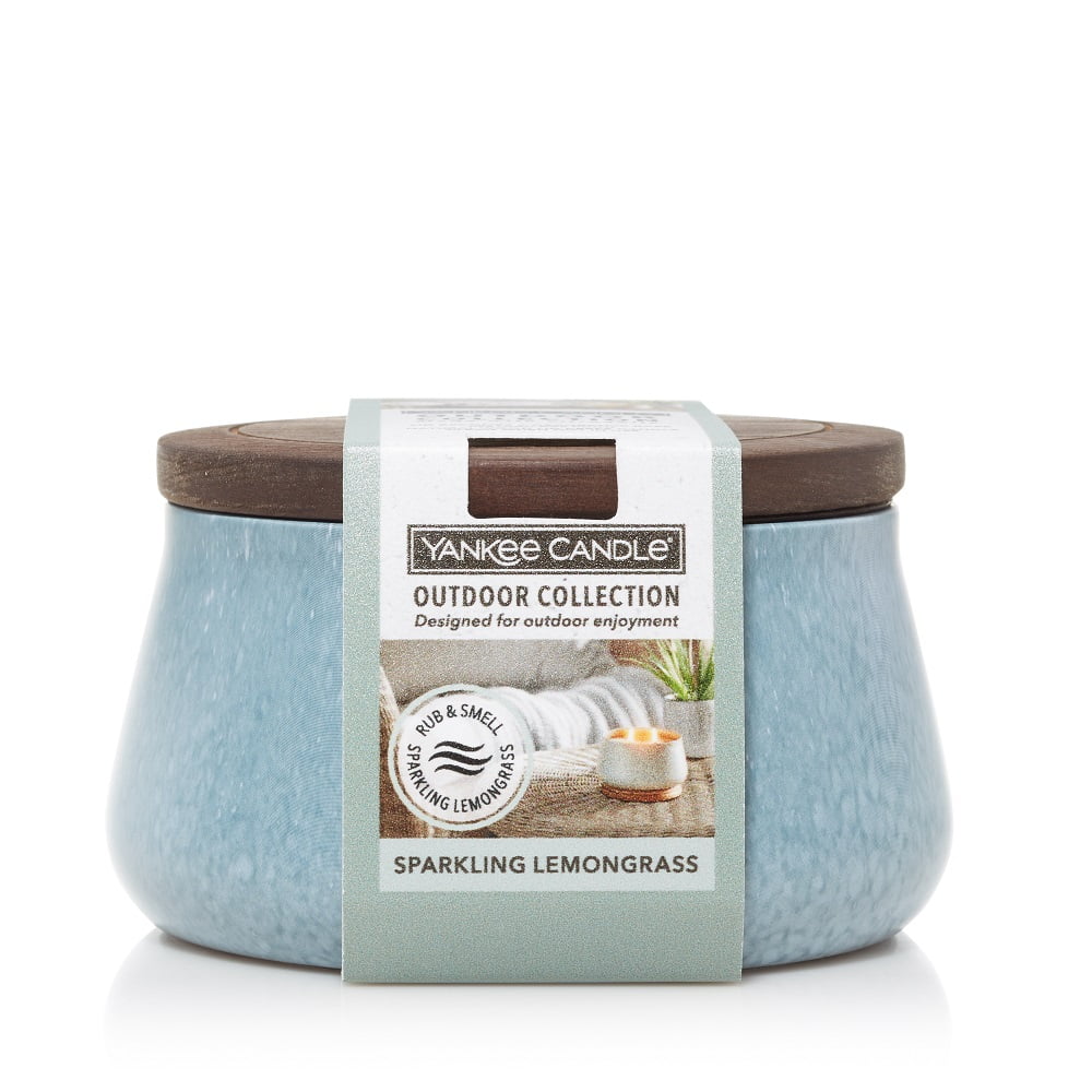 Yankee Candle® Outdoor Candle Collection - Sparkling Lemongrass Medium Candle
