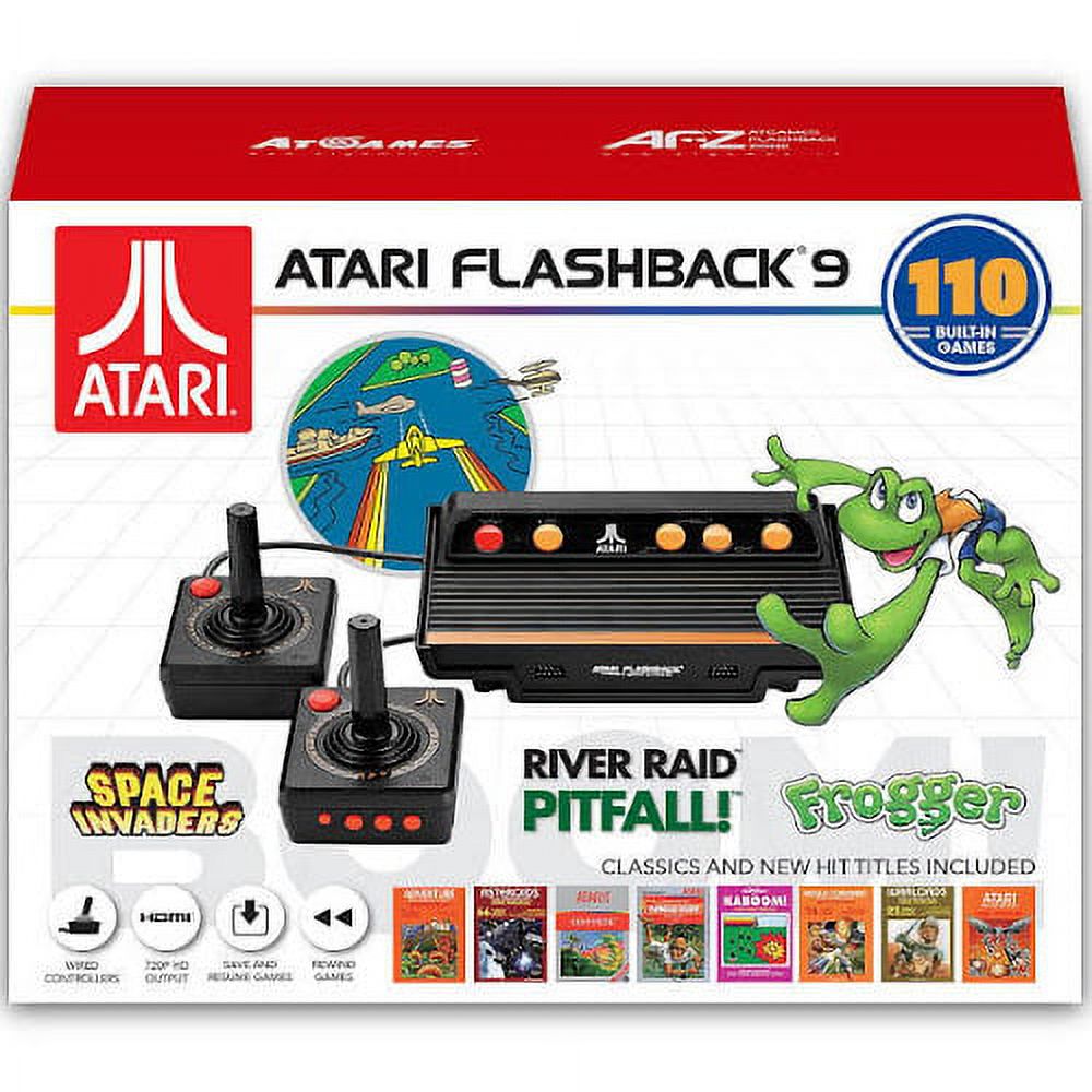Atari Flashback 9, HDMI Game Consoles, 110 Games, Wired Joystick Controllers, Black, AR3050 - image 3 of 7