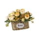 thumbnail image 2 of Flores artificiales con cesta para centro de mesa, decoración del hogar, regalo, suministros para fiestas Amarillo, 2 of 9
