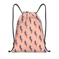 thumbnail image 1 of Lukts Winter Skiing Adventure Pattern Drawstring Backpack Bag Sport Gym Sackpack,String Backpack Sport Bag Sack,Cinch Tote Gym Backpack-Small, 1 of 6