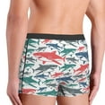 thumbnail image 3 of Uemuo Colorful Shark Pattern Men's Boxer Briefs,Trunk Anti-Chafing,Comfortable, Durable, and Stylish Underwear-Small, 3 of 9