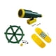 thumbnail image 4 of Juego de 3 piezas de accesorios para parque infantil, rueda de , telescopio de juguete, equipo de juegos para jardín, patio trasero, casa del, 4 of 10