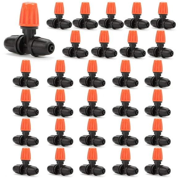 Atomizing Drip Irrigation System Nozzle With Adjustable Spray Distance