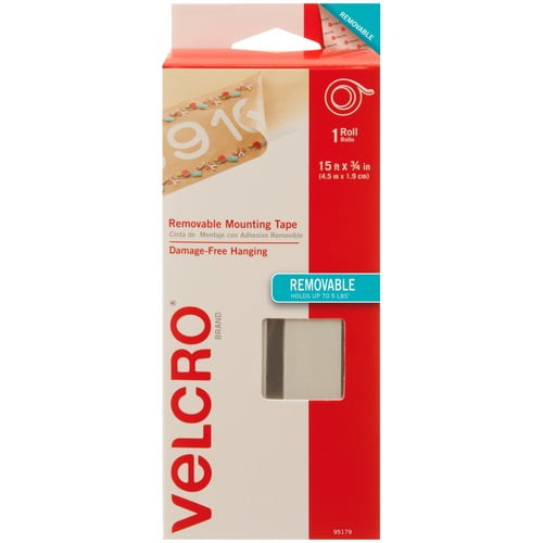 VELCRO 95179 General Purpose Removable Mounting - 15 ft Length x 0.75 VELCRO 95179 General Purpose Removable Mounting - 15 ft Length x 0.75
