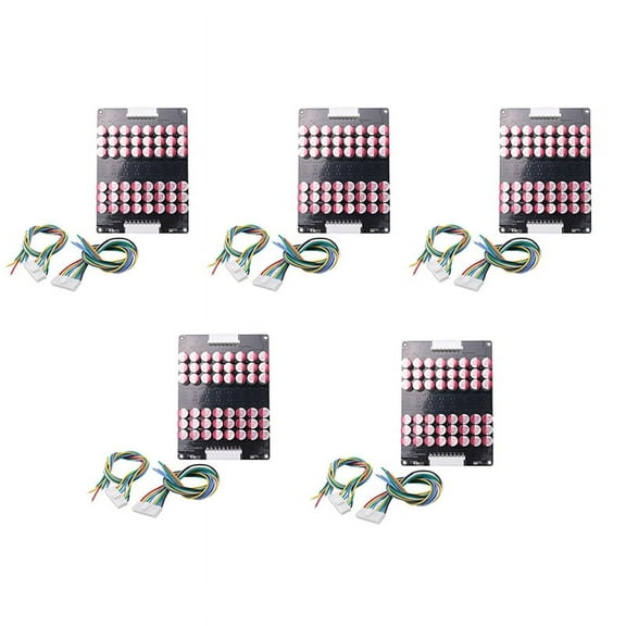 5X 16S 5A Balance Li-Ion Lifepo4 Lto Active Lithium Battery Equalizer Balancer Plate Capacitor 48V 60V 16S