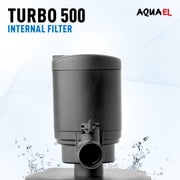 Aquael Turbo 500 Internal Aquarium Filter, 132 GPH, Mechanical & Biological Filtration, for Freshwater Tanks Up to 40 gal