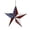B, variant on Patriotic Metal Barn Star Wall Decor, 3D American Flag Hanging Star for Indoor Outdoor Wall Art, Rustic Mounted Decoration for 4th of July, Veterans Day & Election Decor