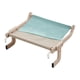 thumbnail image 1 of Asiento de percha para ventana de gato, cama para gato resistente y estable, ahorro de espacio, lavable para gris azul Zulema Percha para ventana de gato, 1 of 7