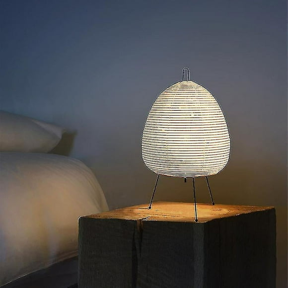 Japanese Creative Tripod Floor Lamp Bedroom Bedside Desktop White Rice Paper Table Lamp Home Hotel Loft Lighting Deco StandlightYOUYOU