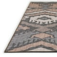 thumbnail image 4 of Yuma Indoor/Outdoor Brown Bohemian Ikat 3' x 5' Non-Skid Area Rug, 4 of 8
