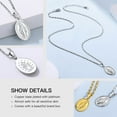 thumbnail image 6 of Suplight Stainless steel Virgin Mary Necklace Christian Jewelry Oval Medallion Medal Pendant Necklaces, 6 of 8