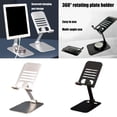 thumbnail image 2 of Ergonomic Mobile Device Stand, Fully Foldable Rotatable Aluminum Holder Bracket for Enhancing Viewing Comfortable Desks, 2 of 17
