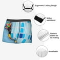 thumbnail image 3 of Yiaed Prague Ratter Dog in Bathtub Print Men's Soft Cotton Boxer Shorts Breathable Boxers Underwear Moisture-Wicking Underwear Stretch Boxer Briefs for Man-Large, 3 of 5