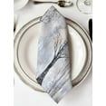 thumbnail image 2 of nqOlkjepod Grey Forest Cloth Napkins Set of 6 Reusable Dinner Napkins, Abstract Watercolor Branch Trees Cocktail Napkin Washable Table Napkins for Wedding/Holiday Party/Baby Shower 20"x20", 2 of 8