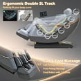 thumbnail image 2 of Costway Full Body Zero Gravity Massage Chair with Airbags Waist Heater Foot Rollers Gray, 2 of 10