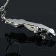 thumbnail image 3 of Fashion Men Car Auto Logo Jaguar Keychain Stylish Alloy Leopard Key Chain Silver Animal Sport Key Rings For Gift 2pcs, 3 of 4