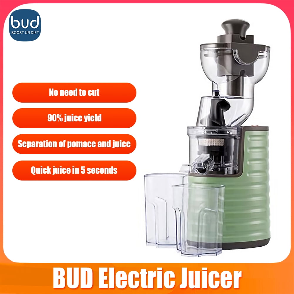 BUD Electric Juicer Home Large Caliber Fruit Separation Pomace Blender  Machine Mixer Soy Milk Machine Vegetables Food Processor Filter-free |  Walmart Canada
