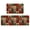 Muti, variant on Sm:)e Pine Tree Christmas Kitchen Rugs and Mats, 17x29Inch and 17x47 Inch, Non Slip Linen Mat Inside Washable for Porch Patio Hallway