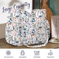 thumbnail image 5 of Gocvo Multiple Pockets Corduroy Bag, Large Tote Bag for Women, Ladies Bag Casual Hobo Handbags(Watercolor Flower), 5 of 8