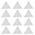 thumbnail image 1 of Miangastore 24pcs Triangular Jewelry Plates Plastic Tray Dish for Rhinestones Beads Jewelry Tools Jewelry Findings (White), 1 of 9