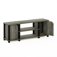 thumbnail image 6 of Furinno Brahms TV Stand with Shelves and Storage, French Oak/Black, 6 of 8