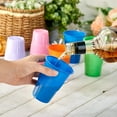 thumbnail image 2 of Lilymicky 500 Pack 9 oz Plastic Cups, Disposable Party Drinking Cups in Assorted Colors, 5 Colors, Perfect for Picnics, Celebrations and Christmas Day, 2 of 4