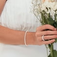 thumbnail image 5 of Diamond Tennis Bracelet | 10 Ct EGL Certified Lab Grown Diamond Bracelet Line 7" | 14K in Rose Gold | Aldea Oval Lab Diamond Tennis Bracelet | Prong Settings | FG-VS1-VS2 Quality | Friendly Diamonds, 5 of 7