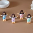 thumbnail image 5 of SharkTRUE Mini Figures Rubber Little Figurine Loves You Religious Little Cute Miniature Tiny Rubber Figures Doll for Hide and Seek, 2025 Sunday Schoo, Baptism Gifts, 5 of 9