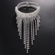 thumbnail image 1 of Brazalete de brazo,Brazalete con diamantes de imitación en la parte superior del brazo Cadena con borlas,Brazalete de brazo Brazalete Cadena de cuerpo Joyas Yinane Brazalete de brazo, 1 of 7