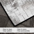 thumbnail image 5 of Modern Abstract 5x7 Area Rug, Washable Non Slip Soft Low Profile Indoor Rug, Textured Neutral Floor Rug for Living Room, Bedroom, Dining Room & Office, Brown, 5 of 13
