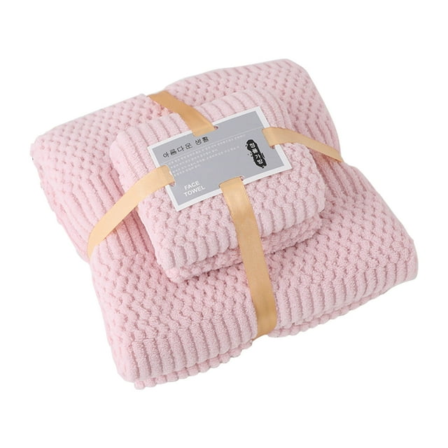 JUEGO DE TOALLAS DE BAÑO ALTAMENTO ABSERBENTES, DE SECADO RÁPIDO, SUAVE COMODIDAD, 1 TOALLA Y 1 TOALLA DE BAÑO, FORRO POLAR CORAL, BODA, NAVIDAD