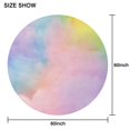 thumbnail image 6 of Dreamy Pastel Sky Round Tablecloth 60"x60",Wrinkle Wipeable Table Cloth for Kitchen Dining Room Picnic Patio Party, 6 of 6