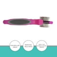 thumbnail image 6 of Groomer Essentials Flexible Slicker Brush - Single/Medium Firm, 6 of 7