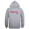 thumbnail image 1 of W Republic 558-293-HGY-03 Men Duquesne Dukes Script Hoodie, Heather Grey - Large, 1 of 1