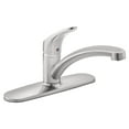 thumbnail image 1 of American Standard Colony PRO 5.87" Single Handle Kitchen Faucet, Stainless Steel, 1 of 5