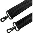 thumbnail image 3 of Egebert 1 1/2 Inch Wide Suspenders for Men Heavy Duty 4 Black Snap Hooks for Belt Loops Adjustable X Back (ZJDM), 3 of 5