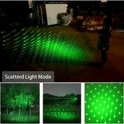 GJX Laser Pointer Pen Rechargeable High Beam Red/Purple/Green Light Laser Hiking Flashlights Torches for Presentation
