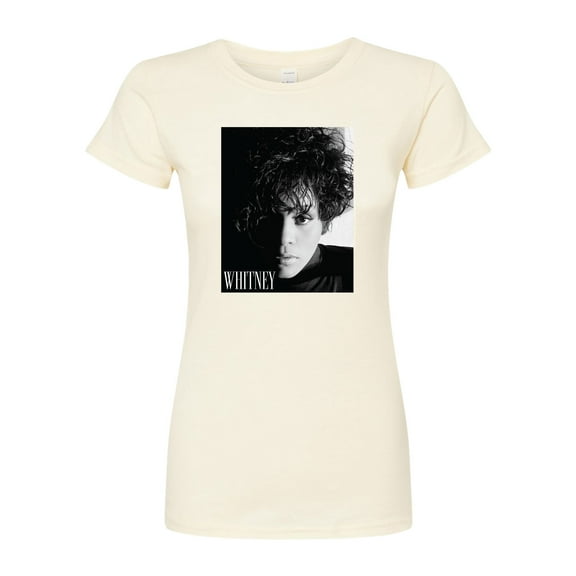 Whitney Houston - Whitney Box  - Juniors Fitted Graphic T-Shirt