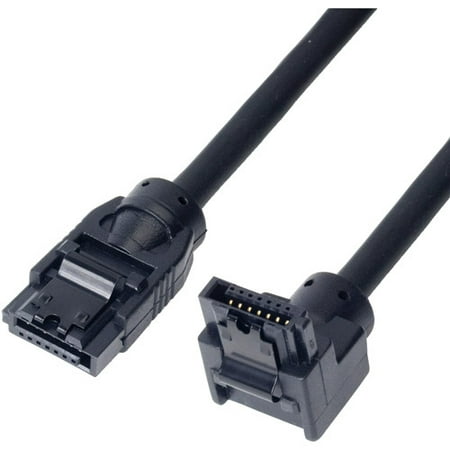 Link Depot 0.5m SATA 6Gbps Cable, Straight to Right Angle