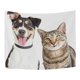 thumbnail image 2 of Tapiz ABPHQTO Gato y Perro Decoración Colgante de Pared 100x150 cm, 2 of 4