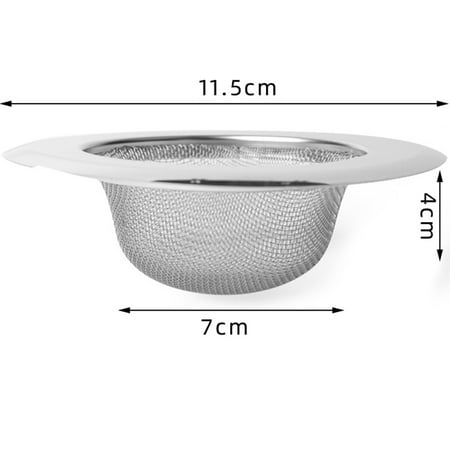 

Mingyiq 2Pcs Kitchen Sink Strainers Sink Drain Filter Stainless Steel Basket Strainer