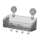thumbnail image 5 of Organizador de baño con estante de ducha con ventosa, no requiere perforación, práctico Gris, 5 of 9