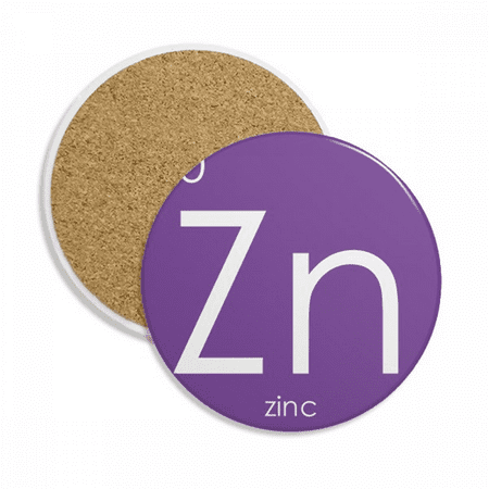 

Chestry Elements Period Table Transition Metals Zinc Zn Coaster Cup Mug Tabletop Protection Absorbent Stone