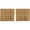 Tan, variant on VHC Brands Simple Life Ruffled Cotton Tier Curtain Set, Creme (2 Panels)