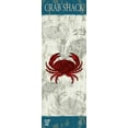 thumbnail image 2 of Grey, Jace 8x14 Black Ornate Wood Framed with Double Matting Museum Art Print Titled - Crab shack, 2 of 4