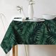 thumbnail image 1 of Green Plant Tablecloth Linen Tablecloth Easy Care Tablecloth Table Runner Angled Many Sizes Color Selectable 140×220cm Leaf W, 1 of 3