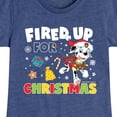 thumbnail image 3 of Paw Patrol - Fired Up For Christmas Fitted Short Sleeve Graphic T-Shirt, 3 of 6
