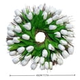 thumbnail image 4 of Spring Wreaths for Front Door with Greenery Summer Wreaths for Front Door Outside Spring & Summer Door Wreath with Ribbon Bow Decorative Outdoor Wreath for Front Door, 4 of 10