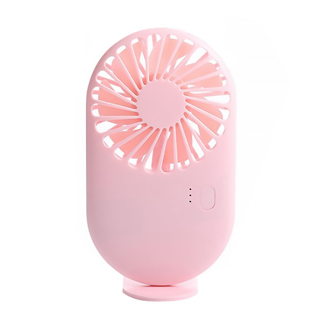 Ventilador de refrigeración por aire de escritorio Ventilador de plástico eléctrico USB de bolsillo portátil de mano con 3 modos de viento Yuarrent HA5688-02B
