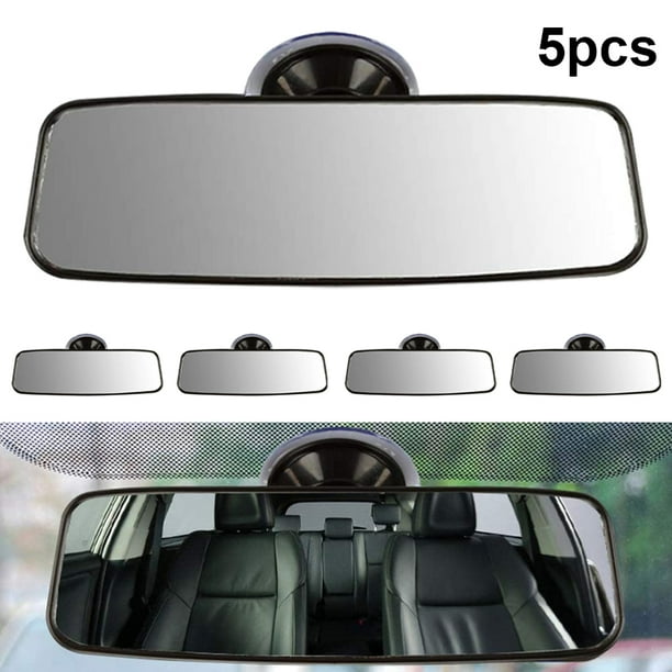 JShteea Espejo Retrovisor Universal para Coche Con Ventosa para Coche SUV Camión Espejo Retrovisor